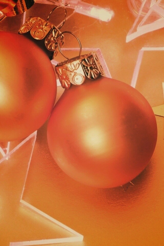 Елочные игрушки обои