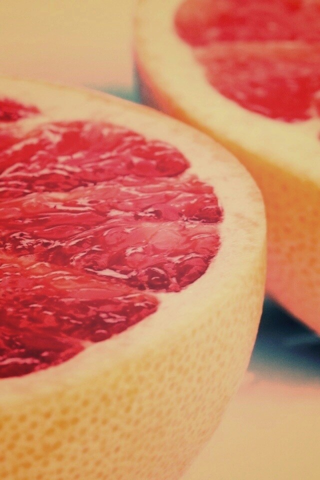 Грейпфрут в разрезе обои