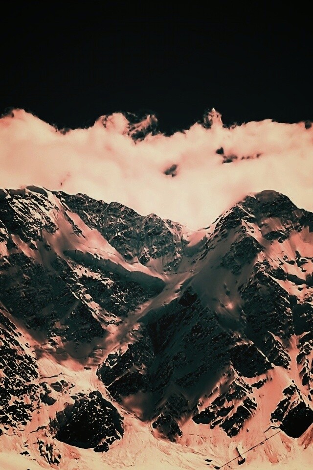 Снежные горы обои