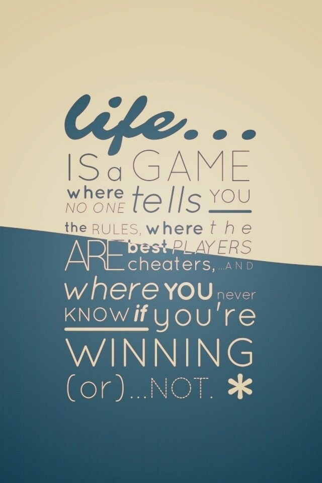 Жизнь - игра обои