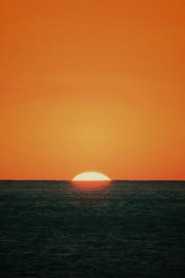 Идеальный закат обои