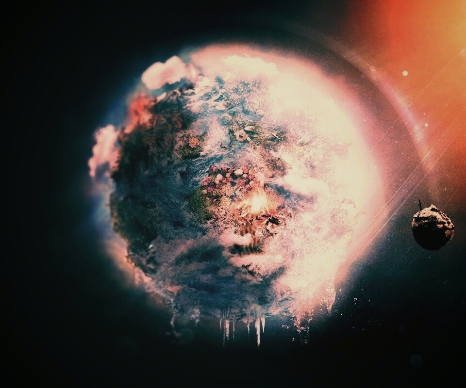 Обледеневшая земля обои