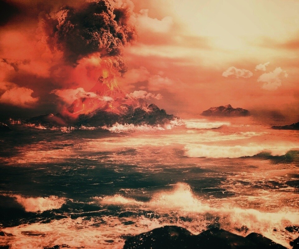 Вулкан обои