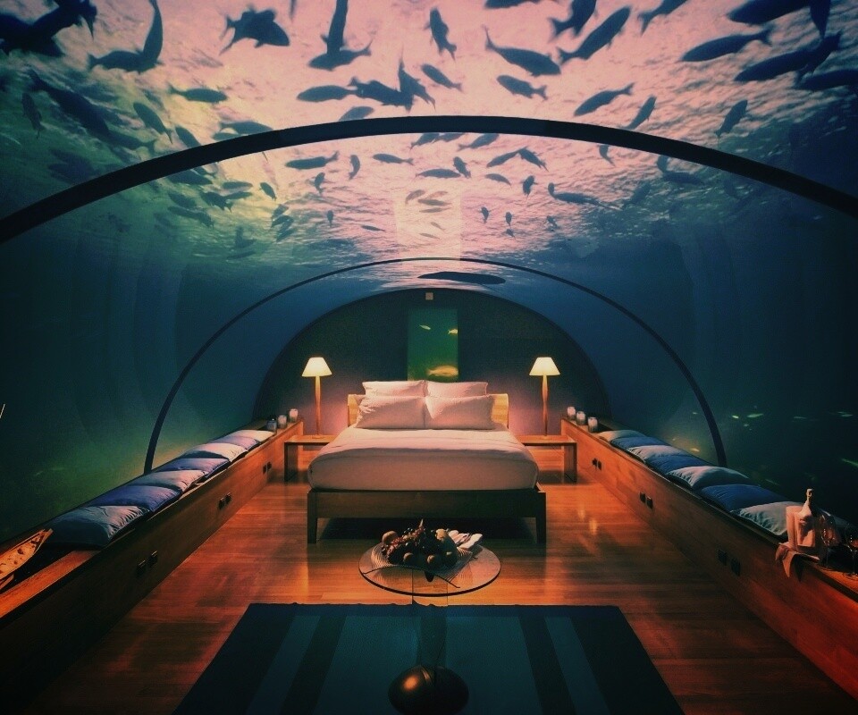 Подводные аппартаменты обои