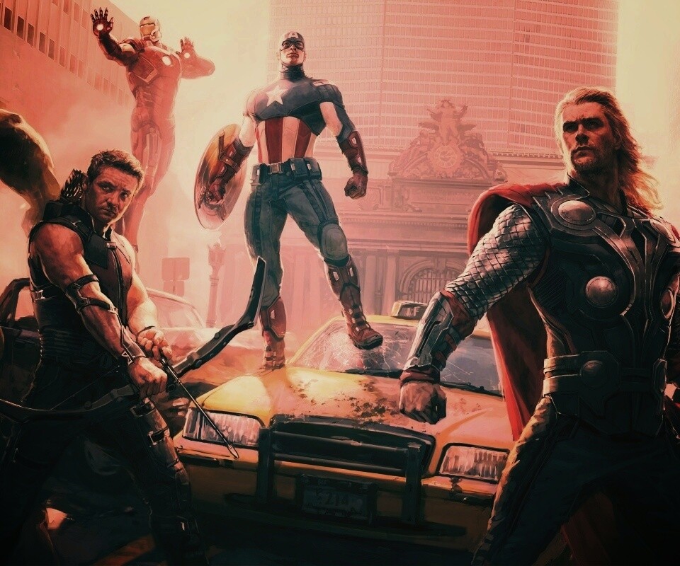 Арт к фильму Мстители обои