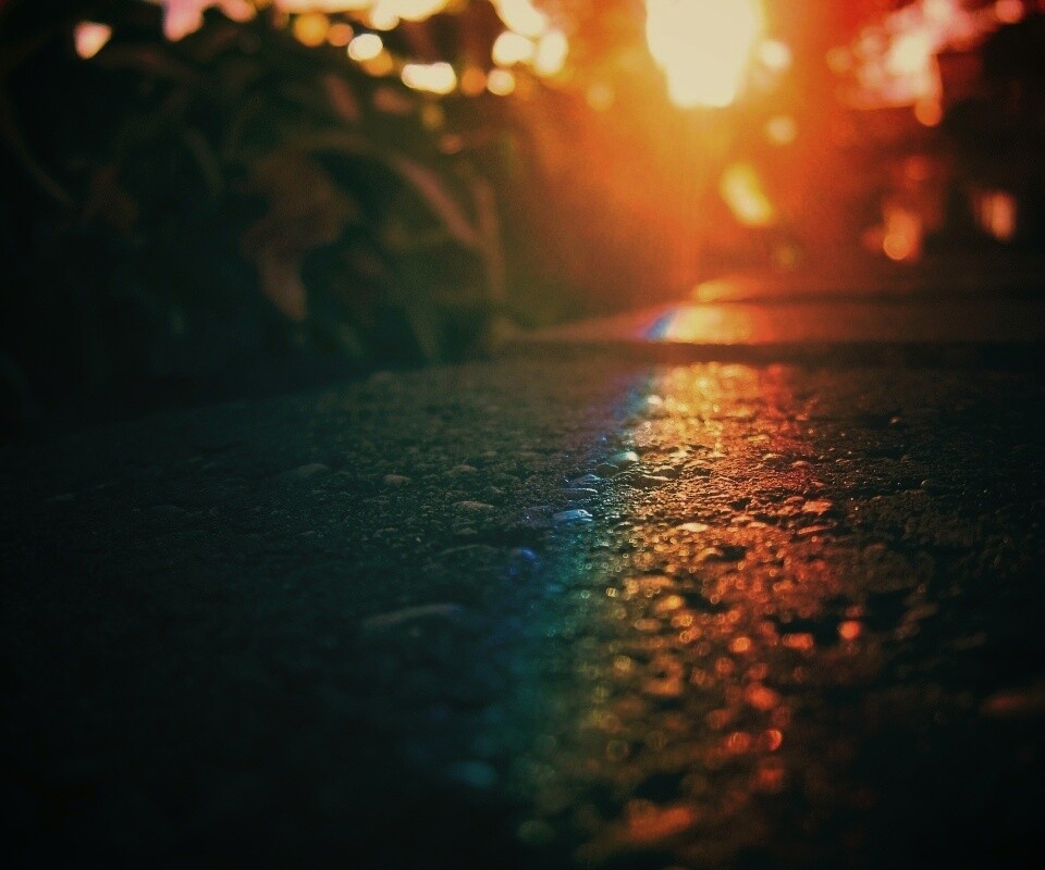 Макро радуга на камне обои