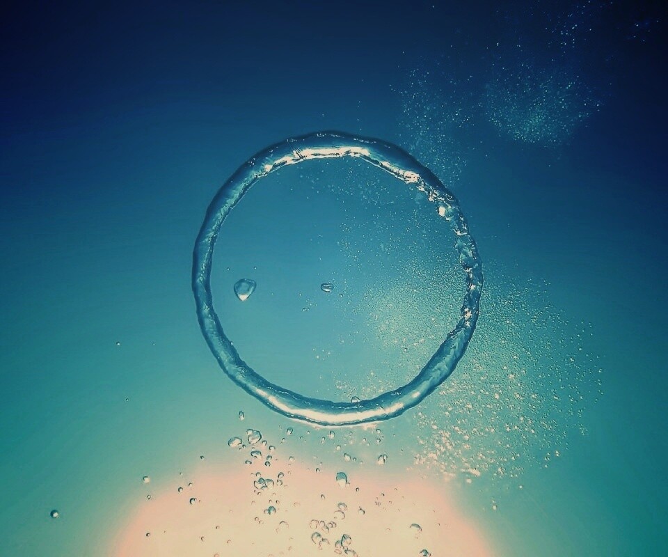 Кольцо из воды обои