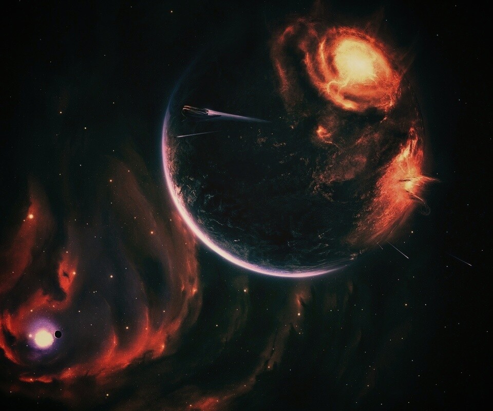 Разрушение планеты обои