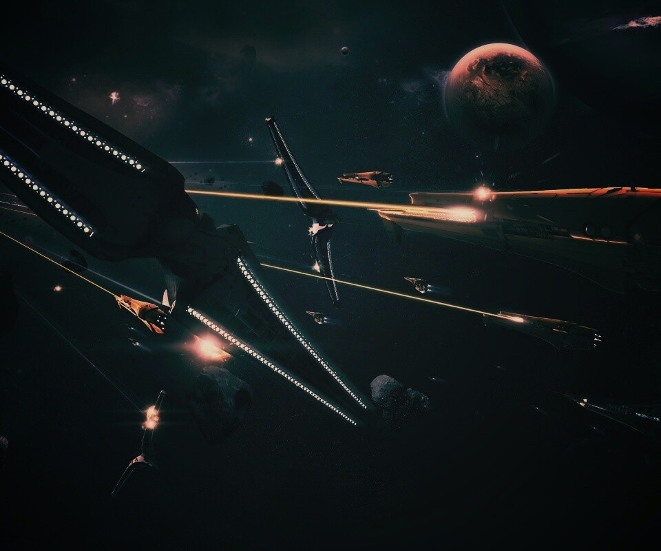 Космическая баталия обои