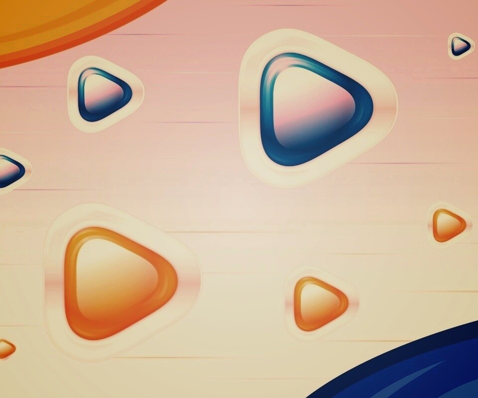 Разноцветный кнопки Play обои