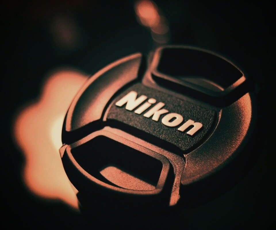 Крышечка от объектива Nikon обои