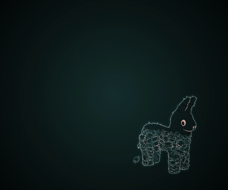 Кофеты прячутся в пинате обои