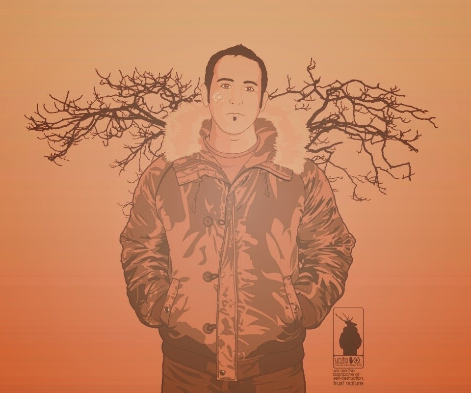 Парень-олень обои