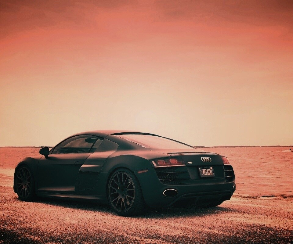 Черный ауди ТТ обои