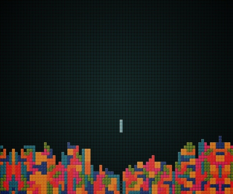 Гигантский тетрис обои