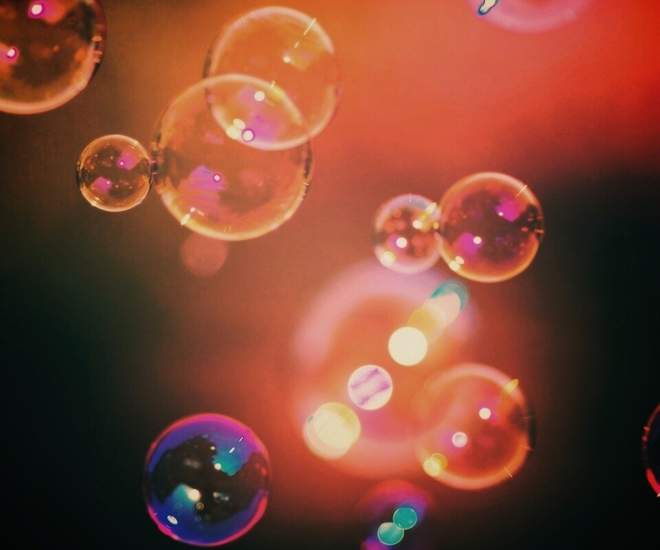 Мыльные пузыри обои