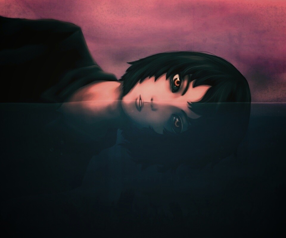 Девочка в воде обои