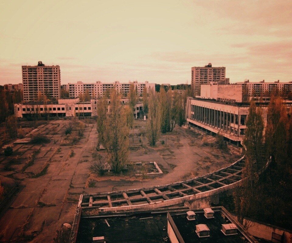Площадь в Припяти обои