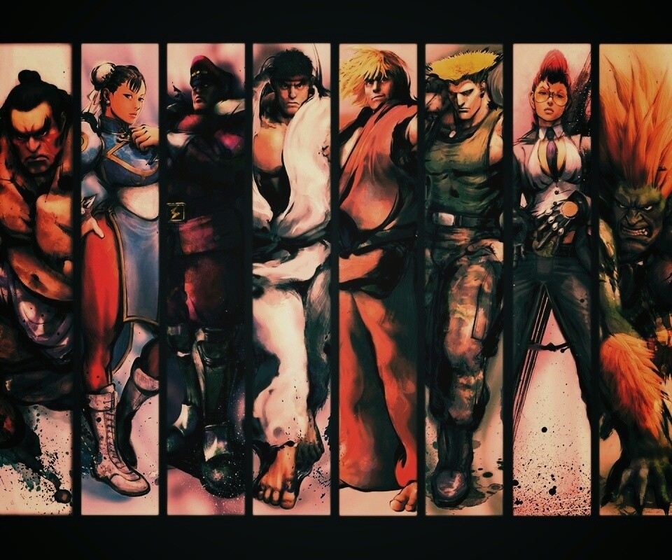 Герои игры Street FIghter обои