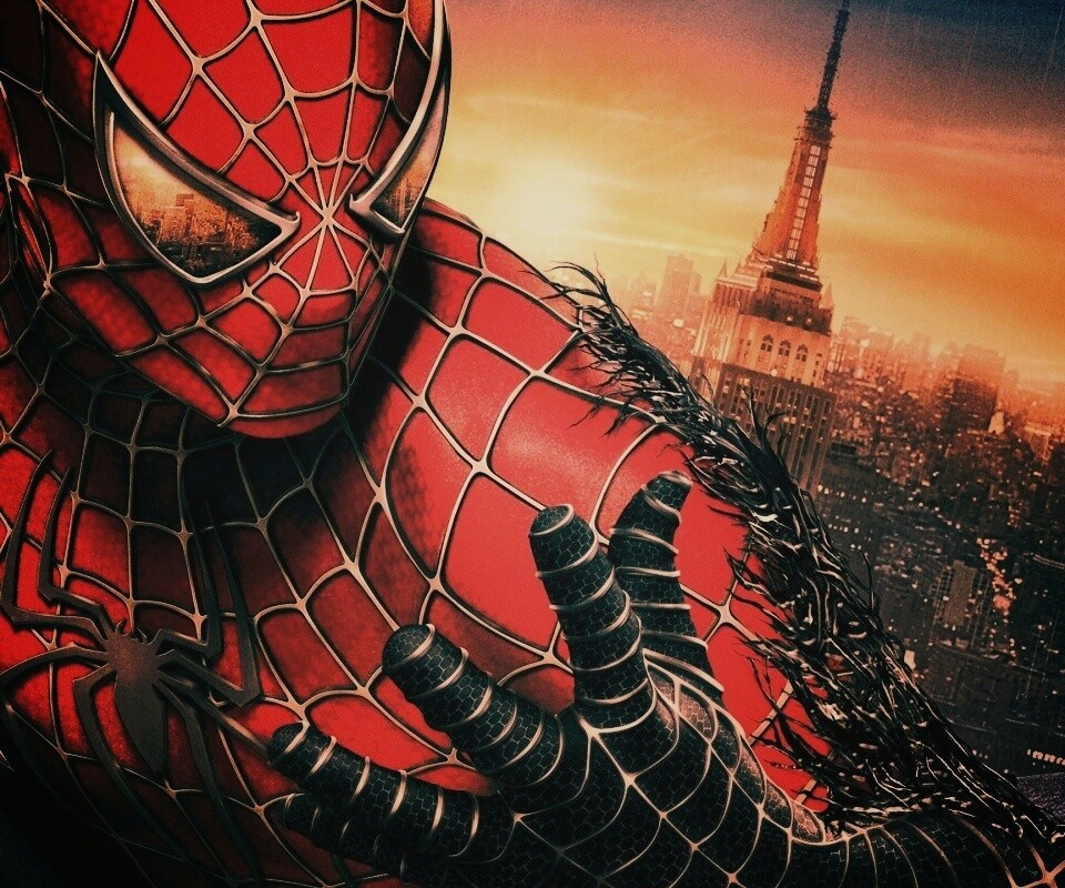 Черный человек-паук обои