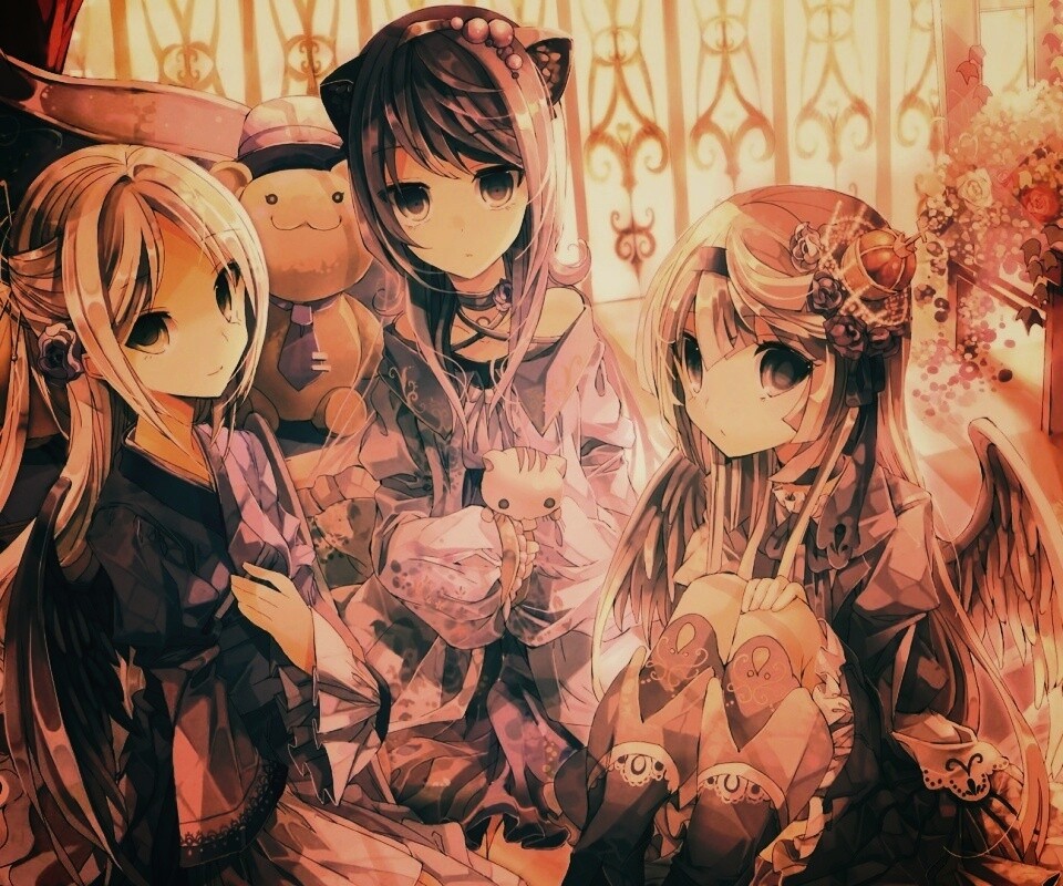 Три лоли обои