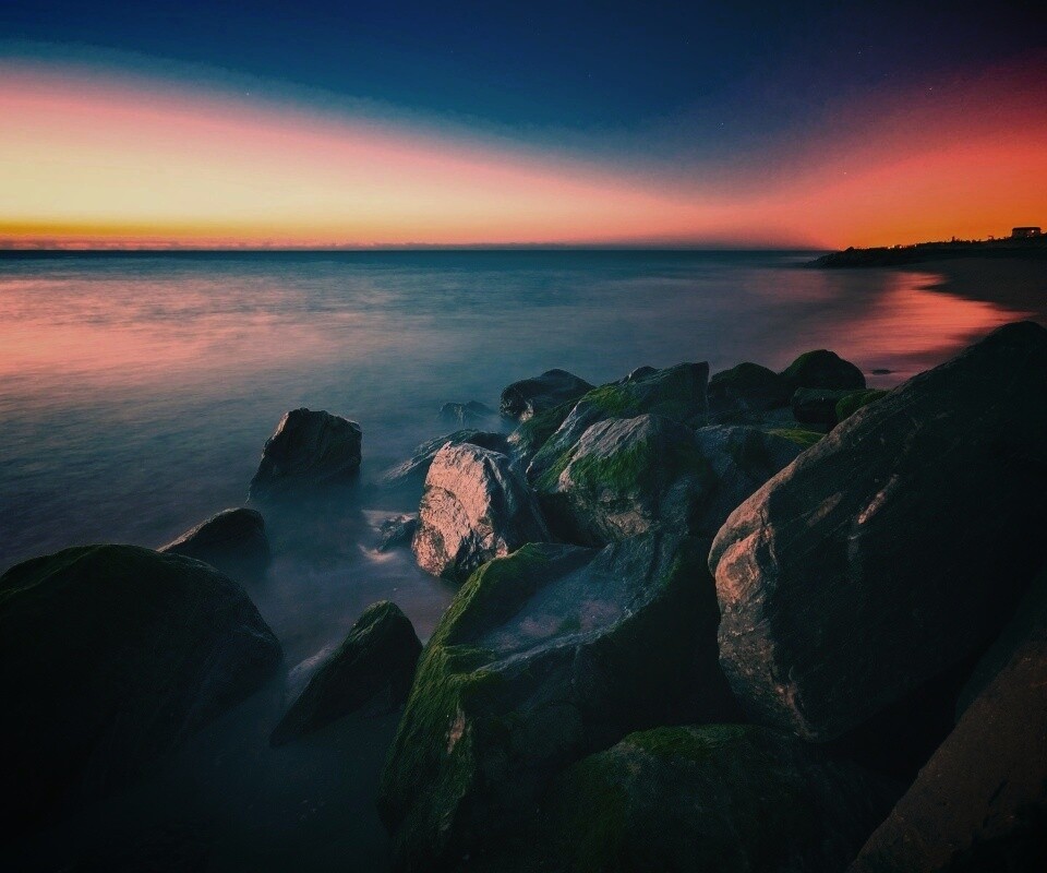 Камни на берегу обои