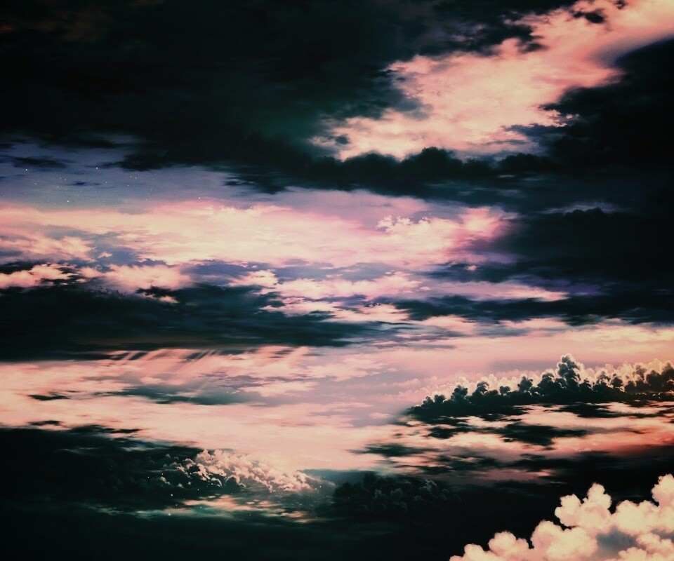 Штормовые тучи обои