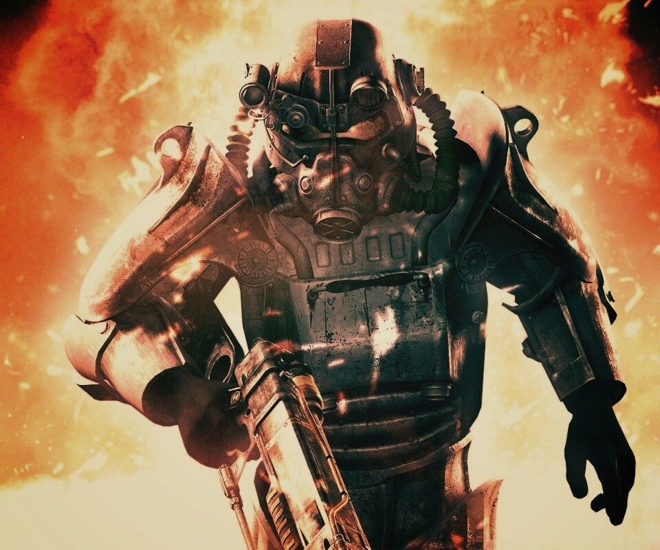 Солдат Братства Стали обои