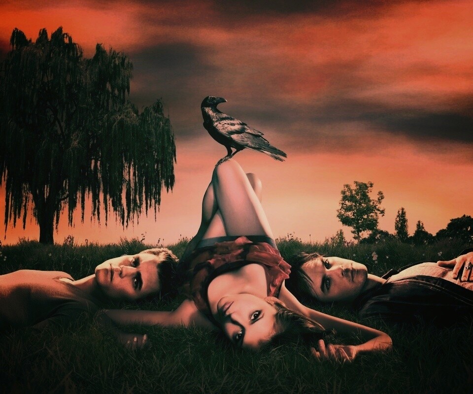 Герои сериала Дневники Вампира обои