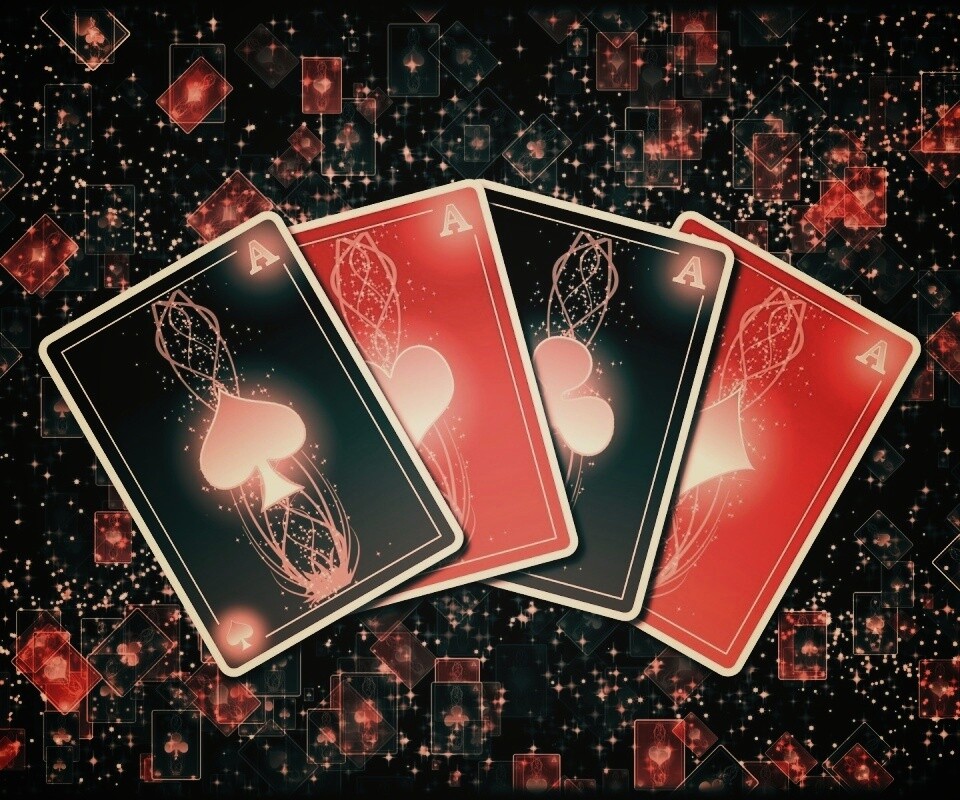 Каре из тузов обои