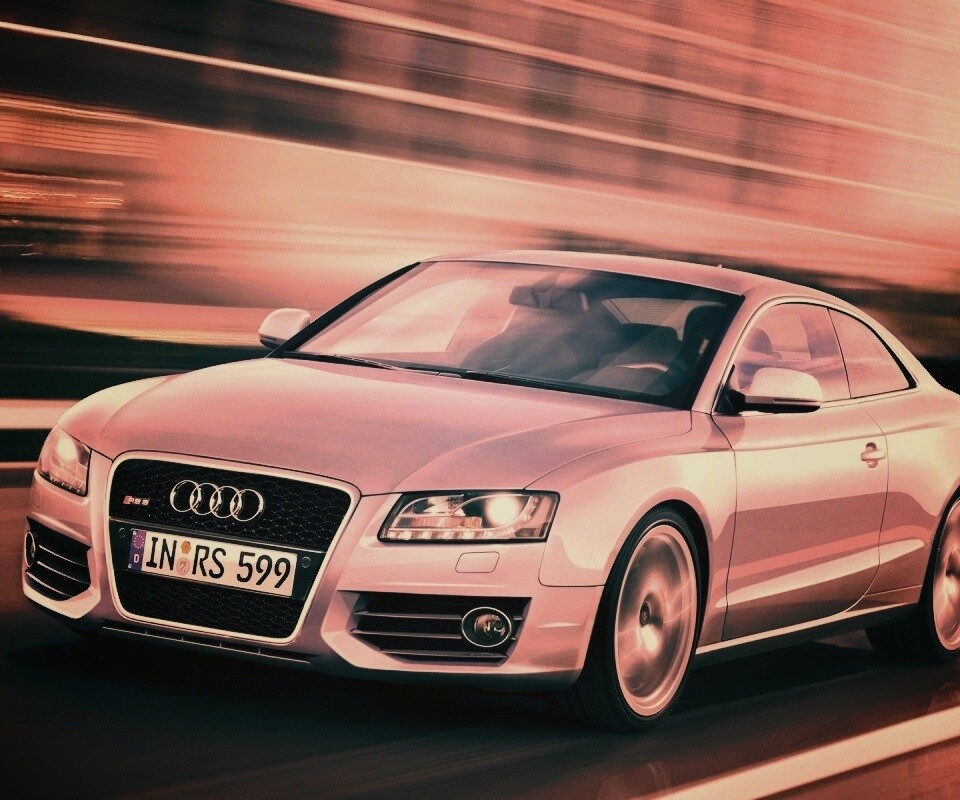 Ауди на скорости обои