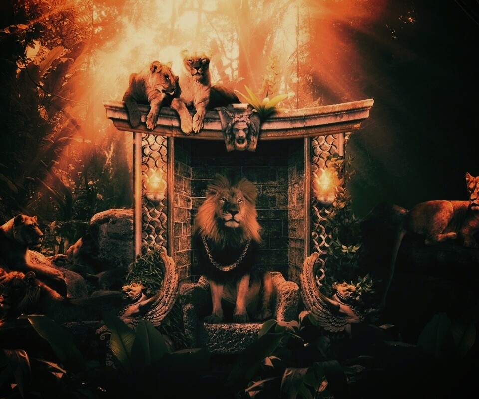 Царь зверей обои