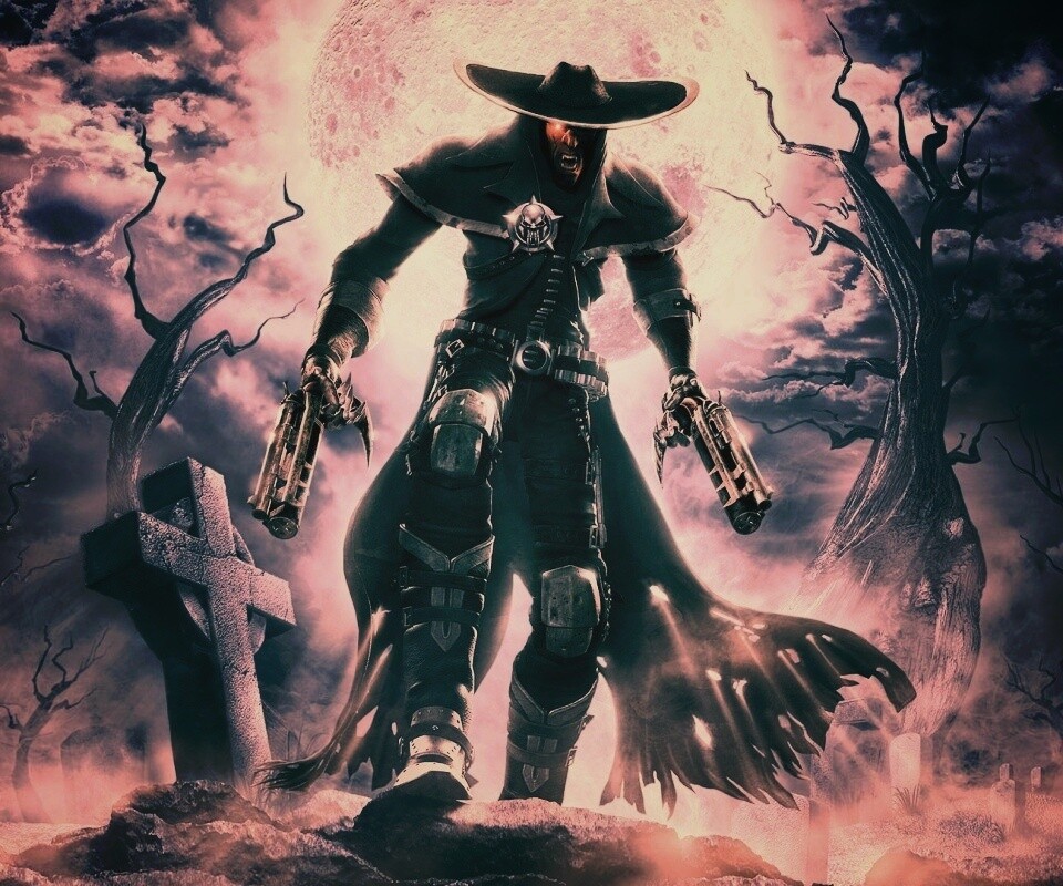 Мертвец с пистолетами обои