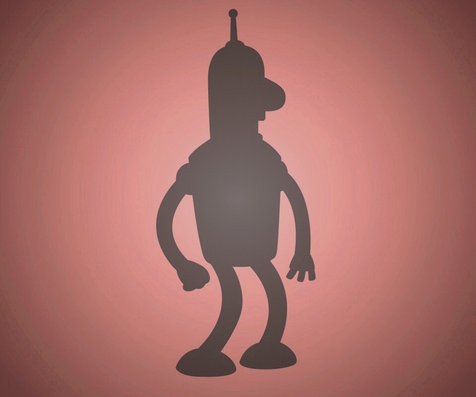 Силуэт Бендера обои