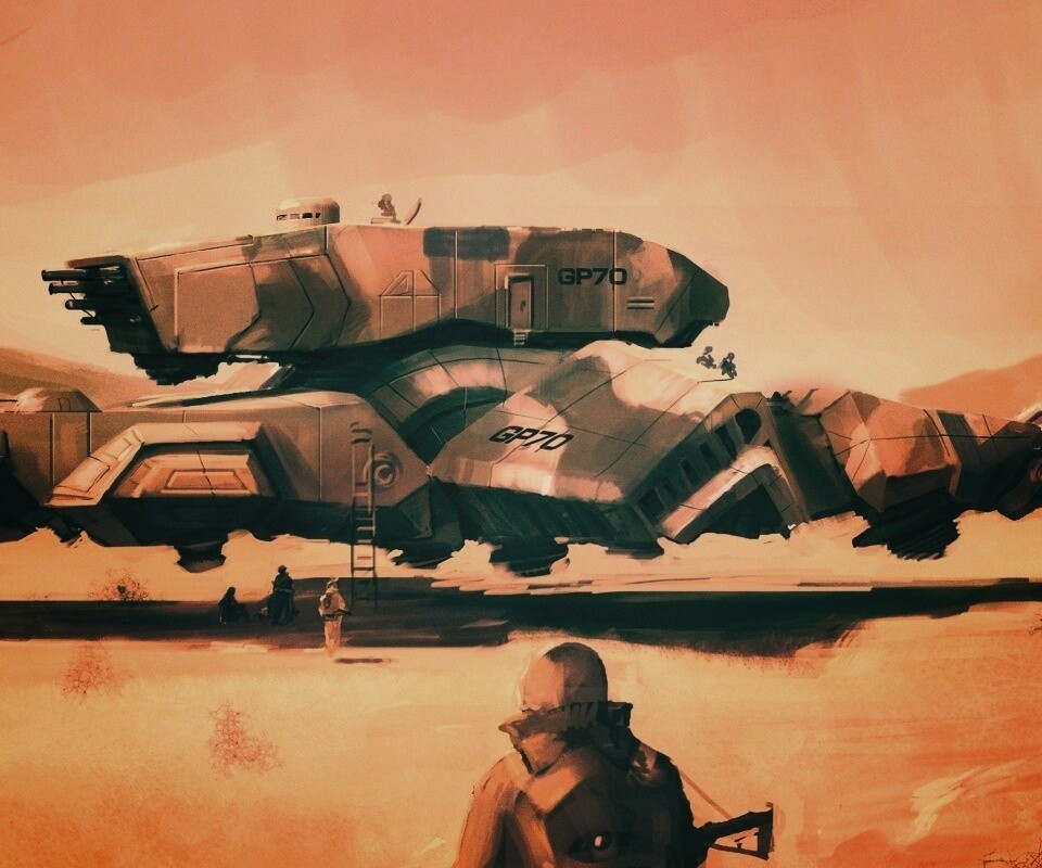 Летающий танк обои