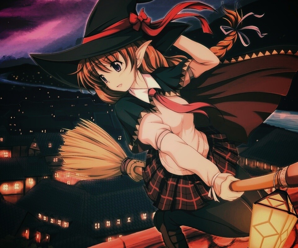 Эльфийская ведьмочка обои