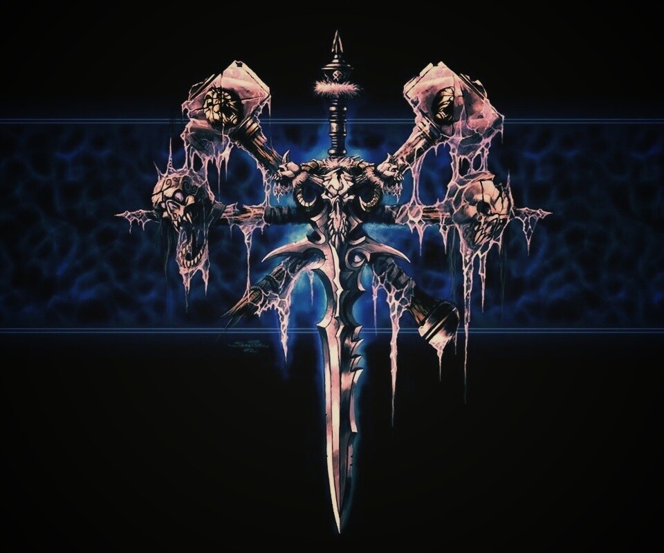 Логотип WarCraft Frothen Throne обои