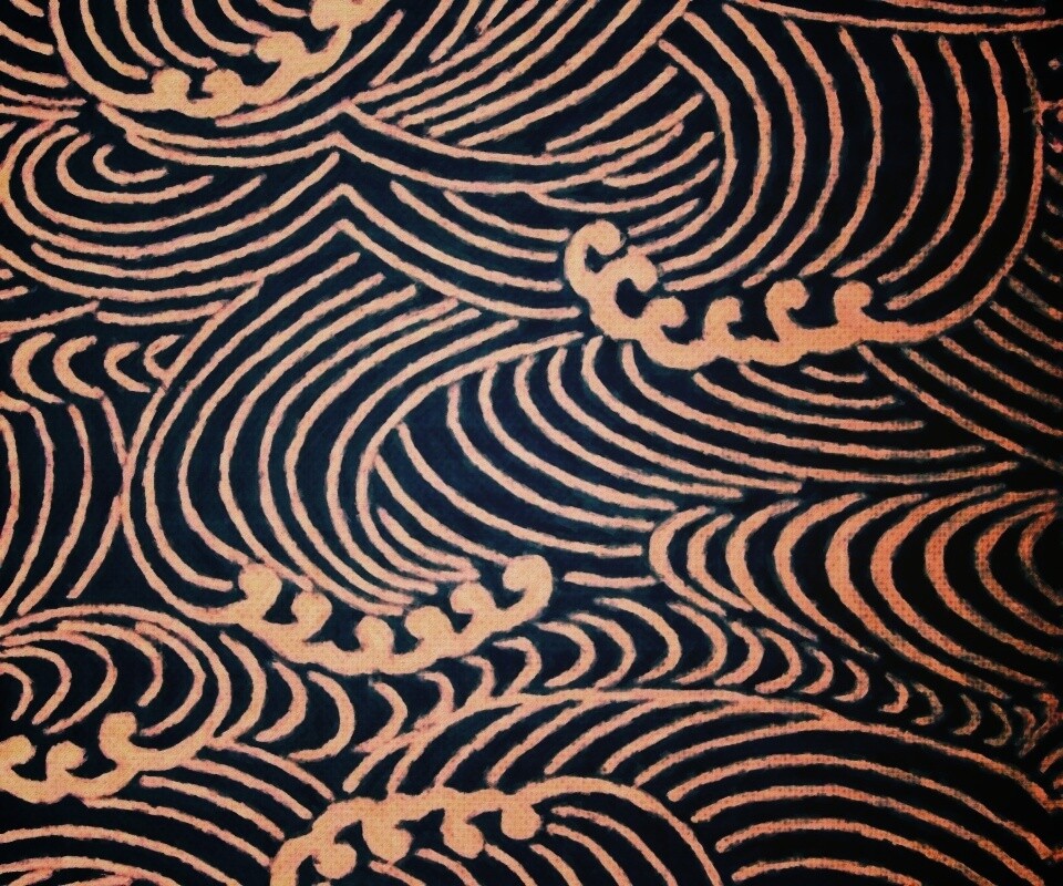 Волны на ткани обои