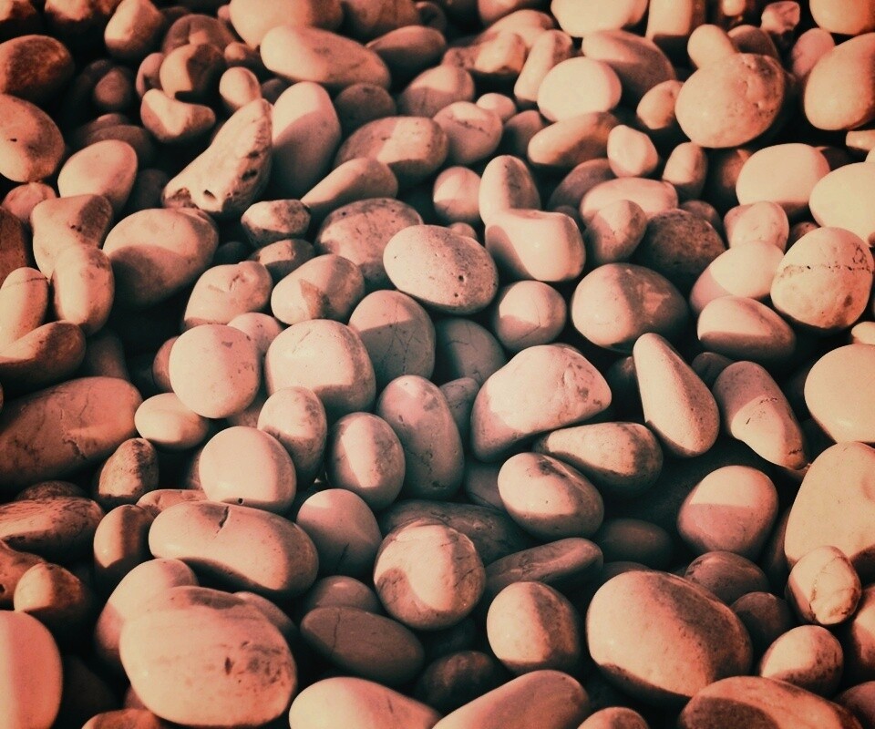 Белая галька обои