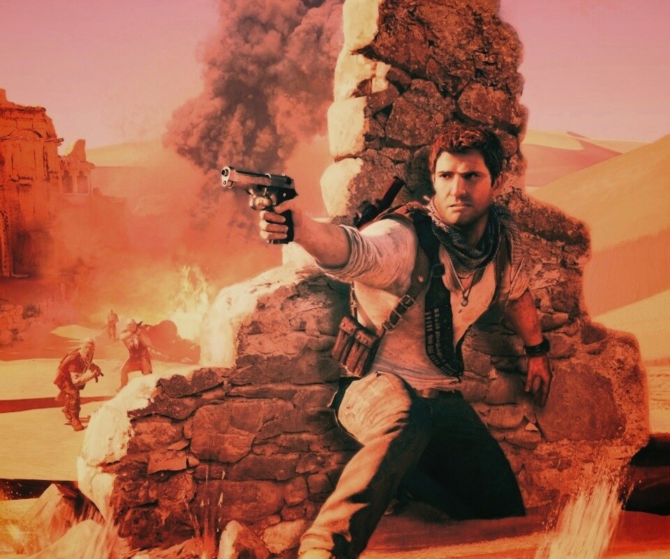 Бой в пустыне обои