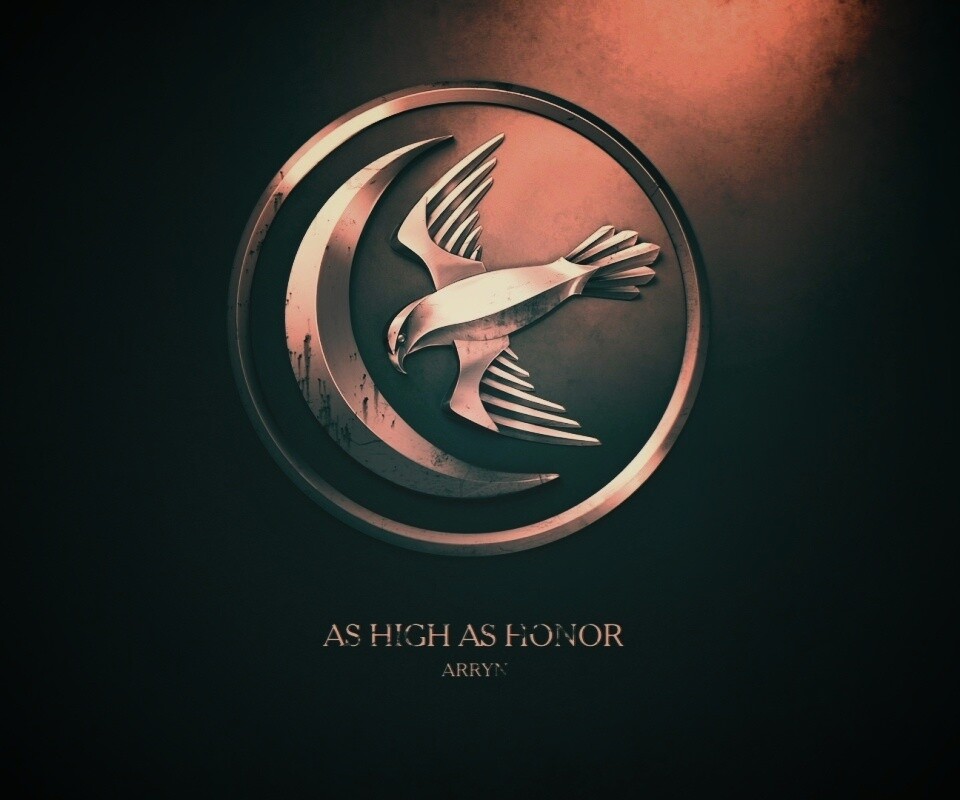 Металлический герб дома Аррен обои