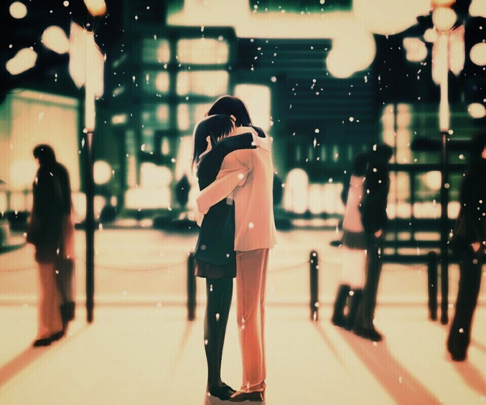 Объятия обои