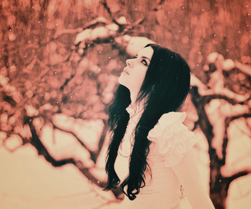 Белоснежная леди обои