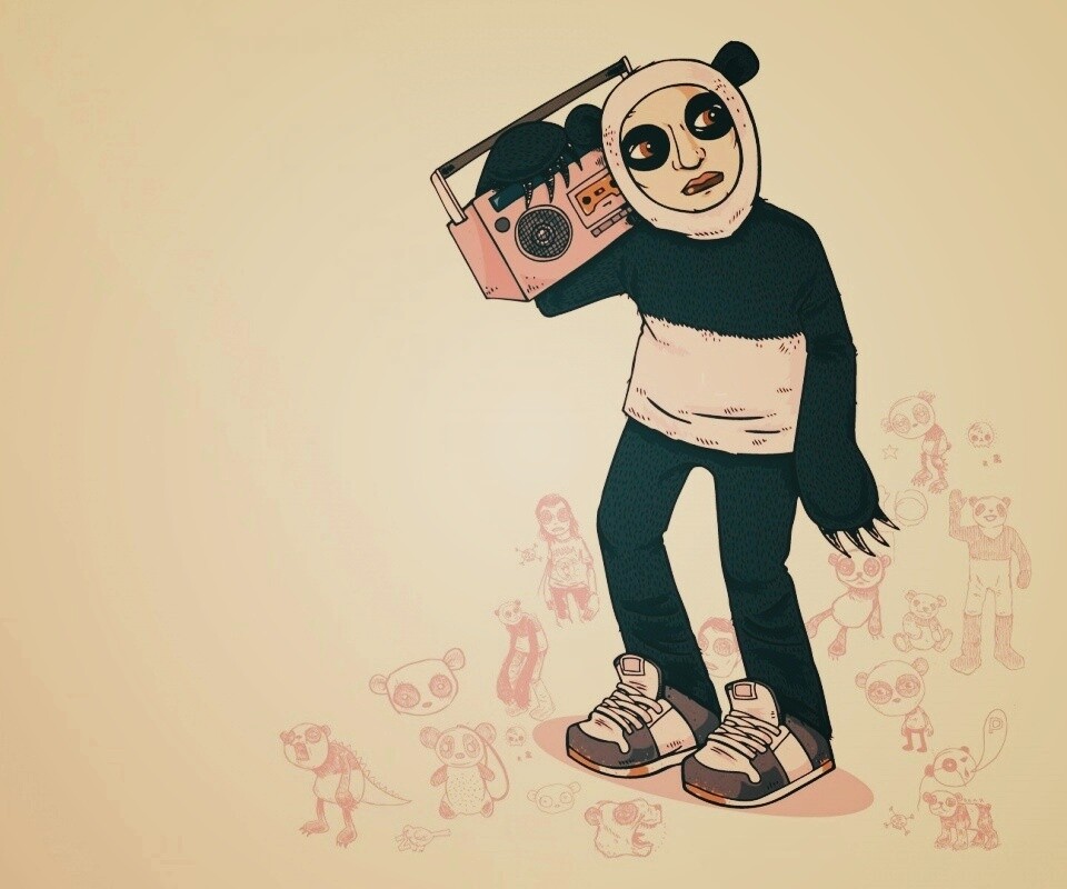 Панда - ньюэйдж обои