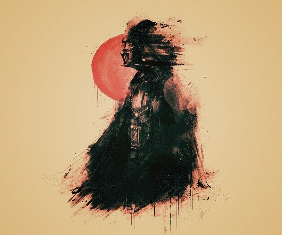 Арт с Дартом Вейдером обои