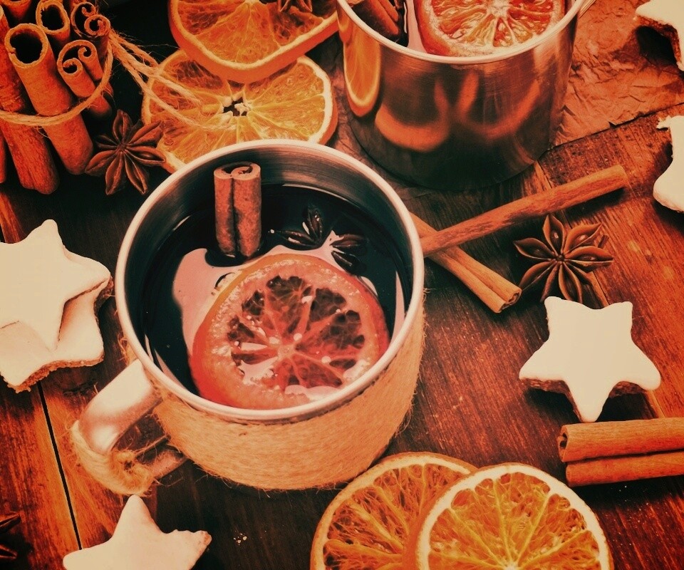 Уютный глинтвейн обои