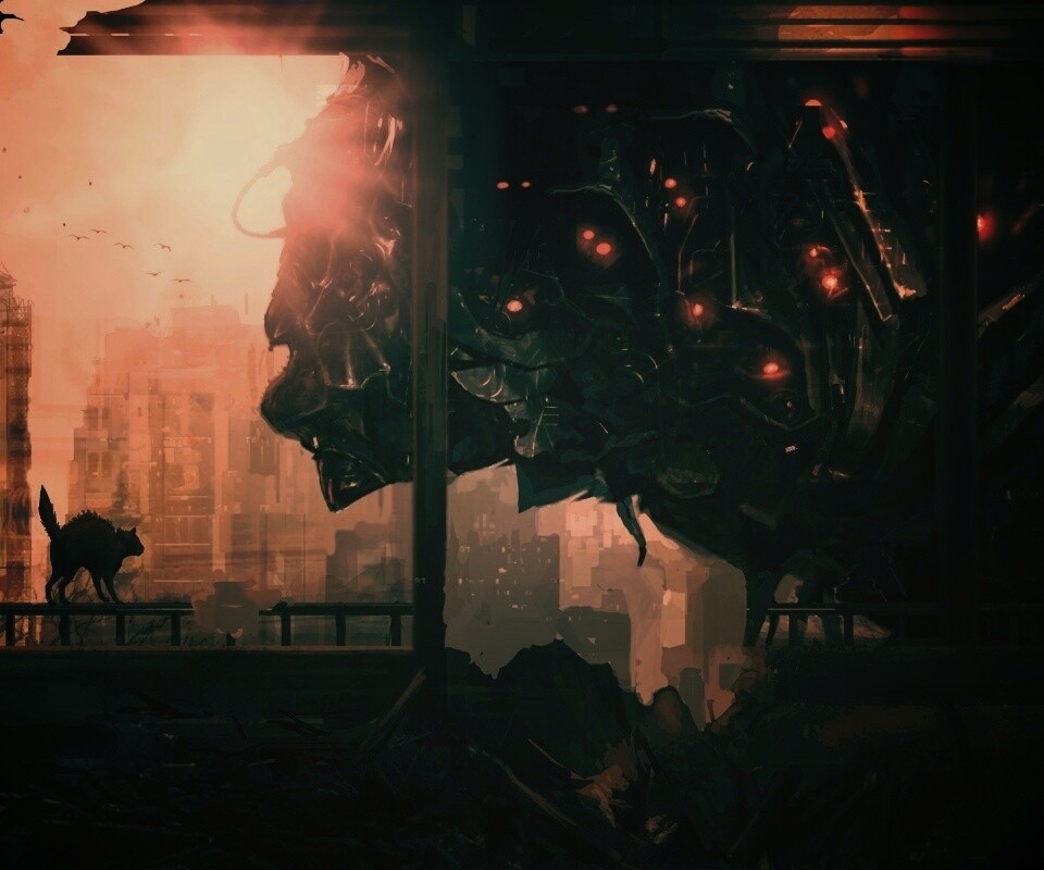 Кошкино удивление обои