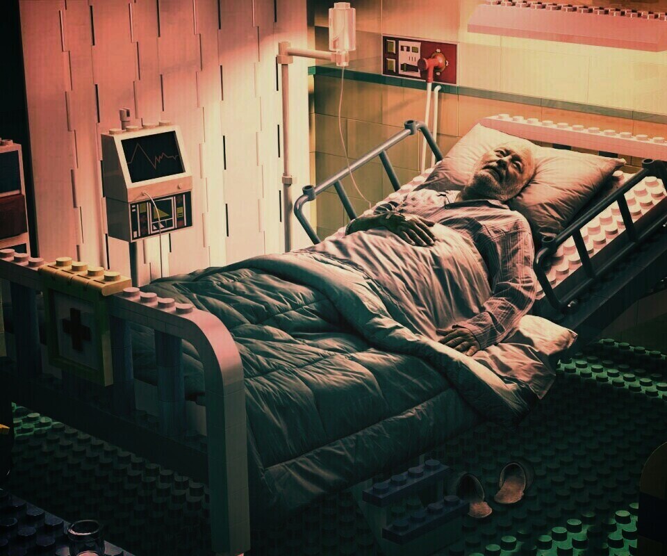 Лего больница обои