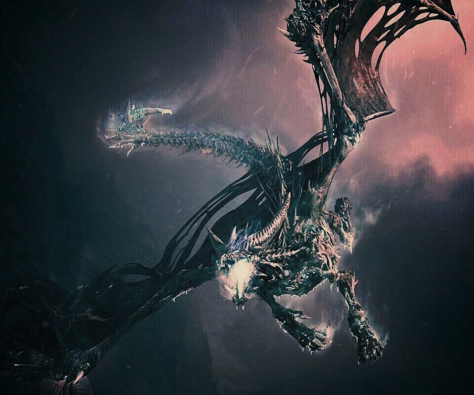 Ледяной дракон обои