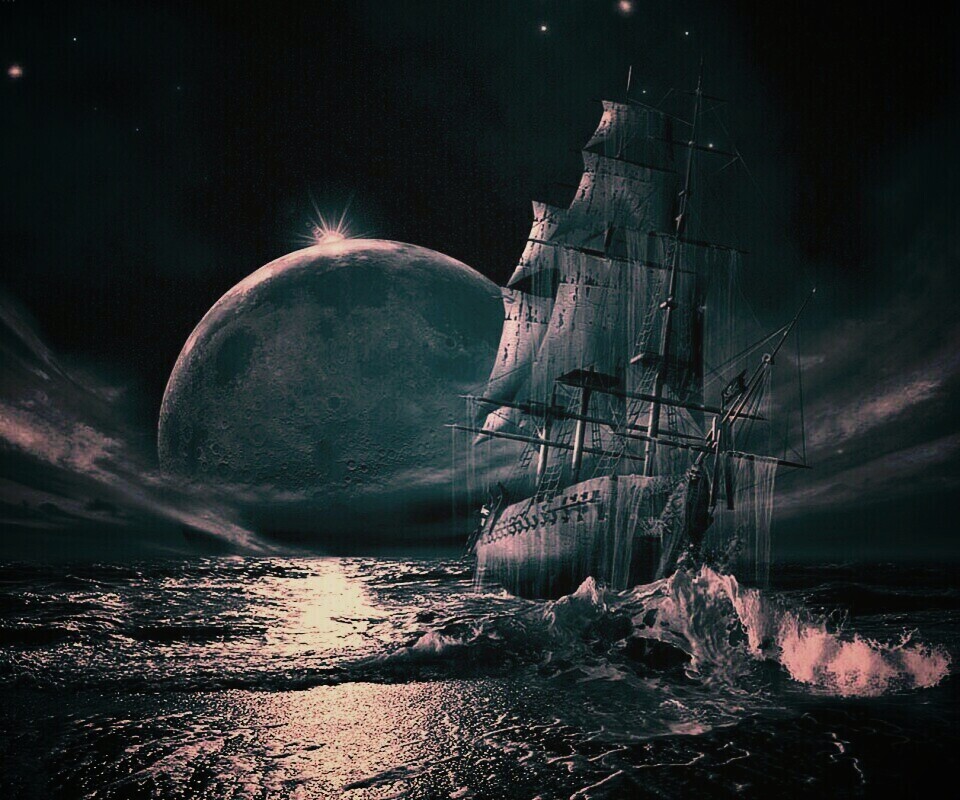 Корабль призрак обои